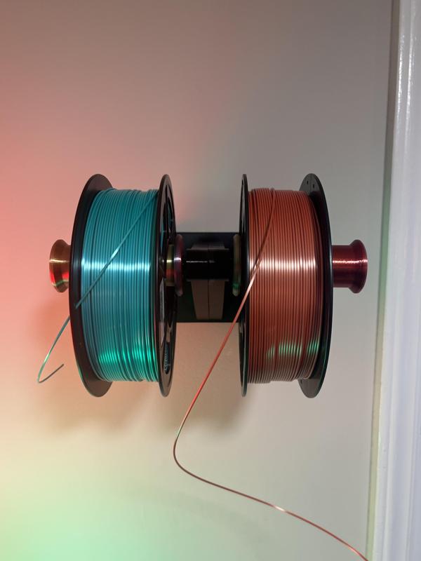 Command Strip Spool Mount