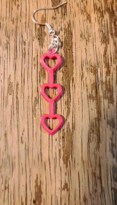 3 Tier heart with stick