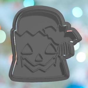 Halloween Candy Bag With Bat Cookie Cutter