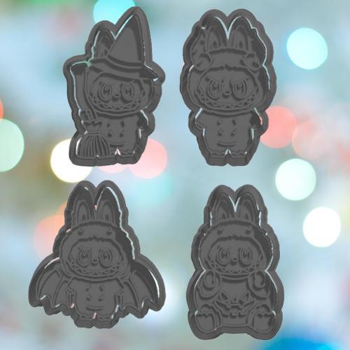 Halloween Labubu Cookie Cutter Set