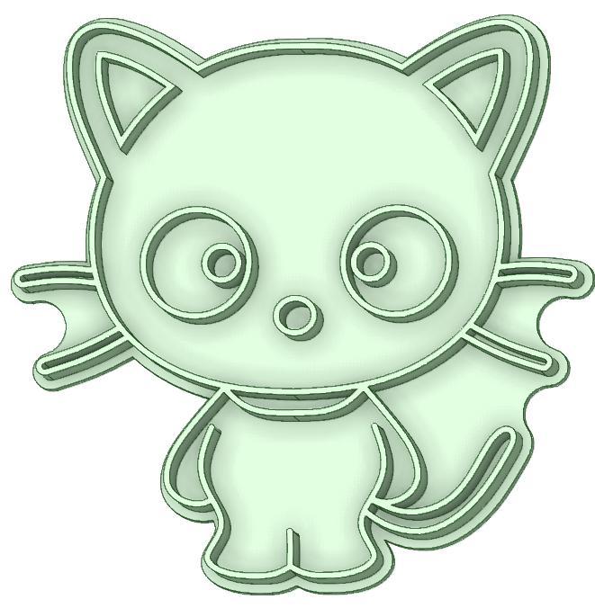 Chococat whole cookie cutter