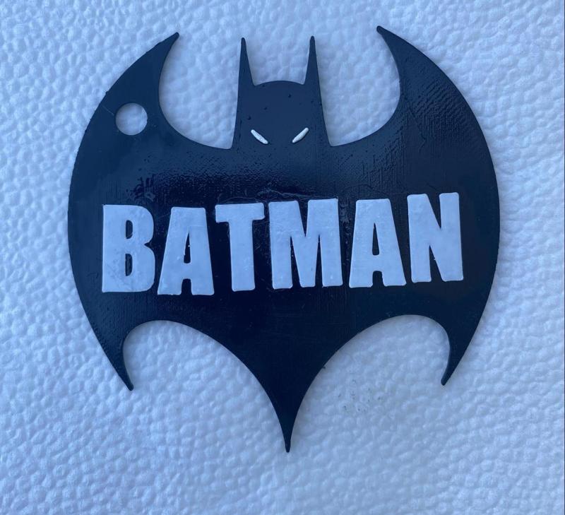 Batman keychain (Bambu studio-Custom name)