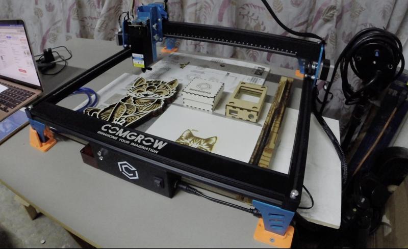 Comgrow Z1 CNC Laser focus and fixed feet