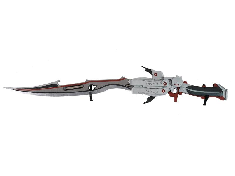 Lightning's Blazefire Saber from Final Fantasy 13