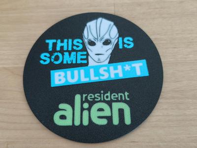 Resident Alien coaster
