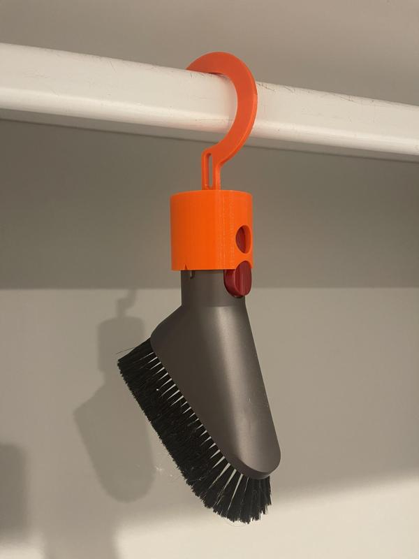 Dyson attachments holder: closet version