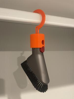 Dyson attachments holder: closet version