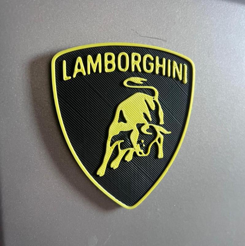 Lamborghini fridge magnet