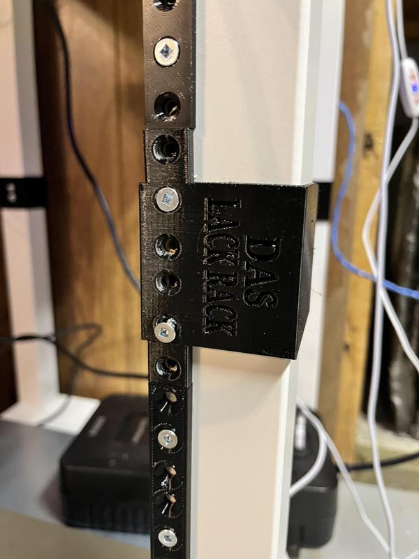 Das LACK RACK Bracket 2U