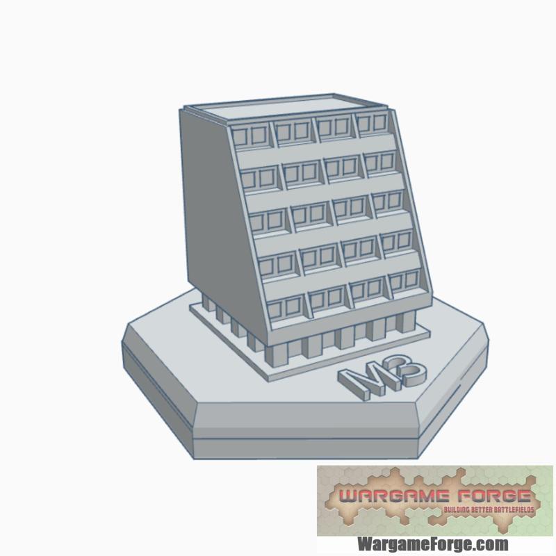 Sci-Fi Building 20 Hex Map Scale HMSSF020