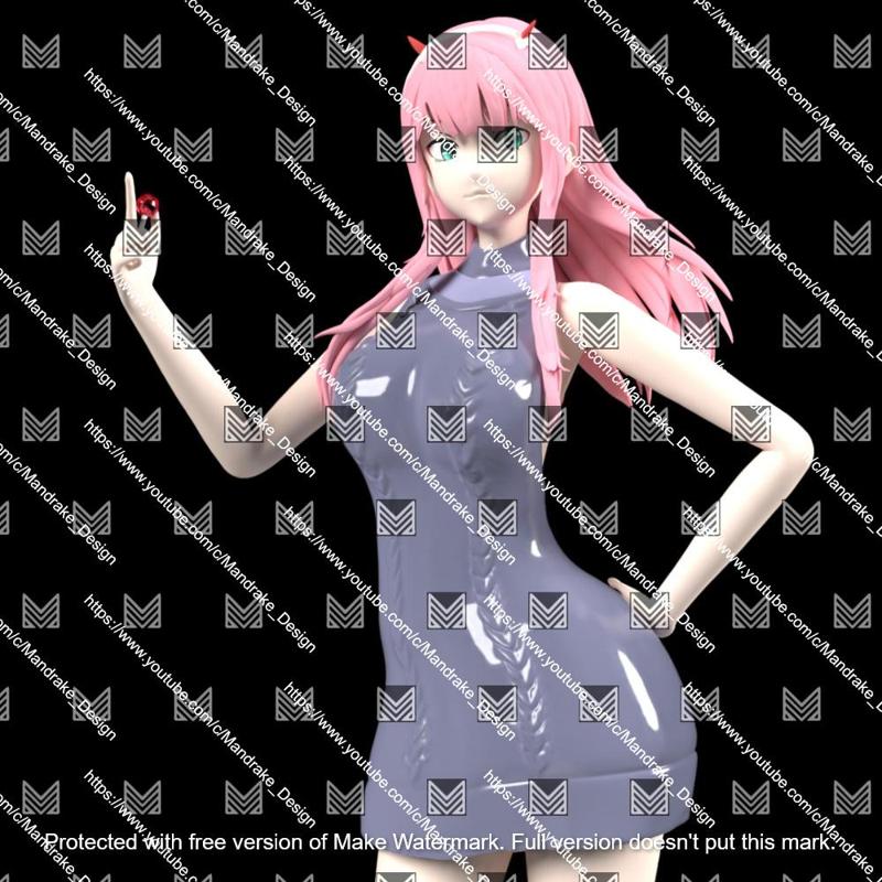 Zero Two (casual dress)- Darling in the Franxx