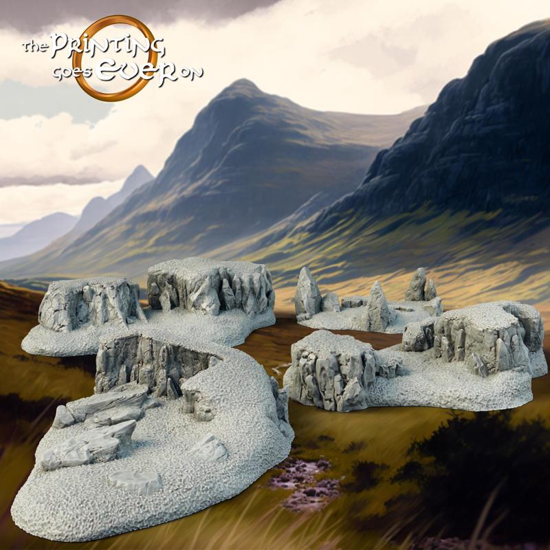 Wargaming Hills Set - Volume 2 - Supportless