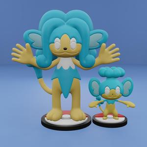 Pokemon No. 515, 516 Panpour, Simipour