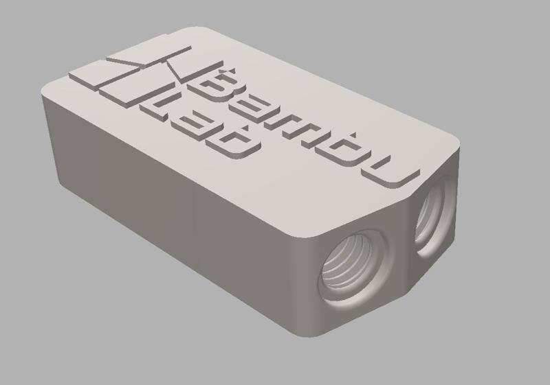 Bambu Lab Y splitter with logo