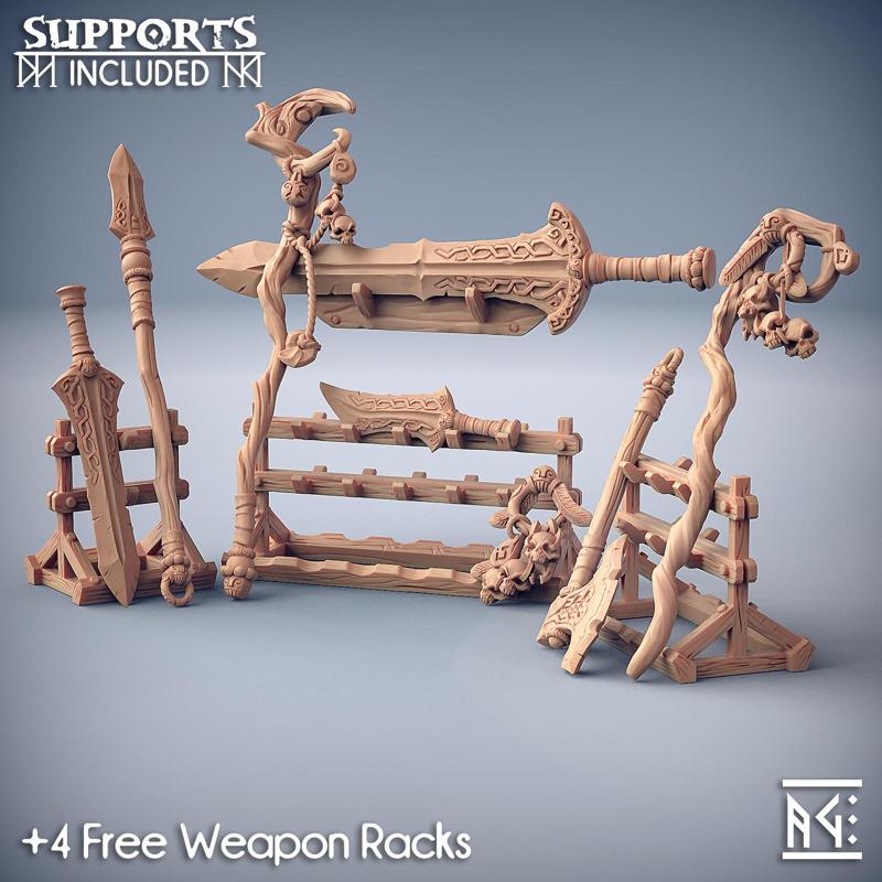 Weapons for Loot & Racks: Svartwood Trolls