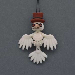 Flexi Plague Doctor Keychain