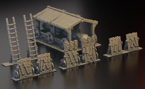 Warmaster Siege Equipment (10mm Warmaster)