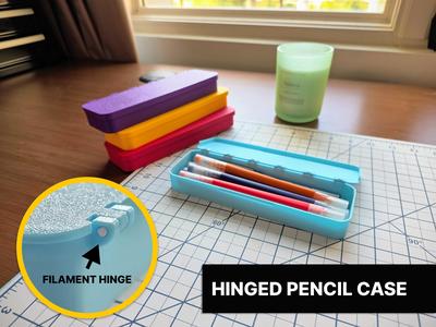 Pencil Case with Filament Hinge