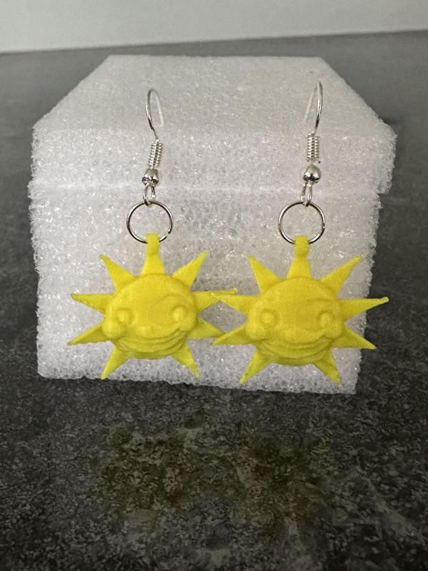 FNAF Sun Character EarRings