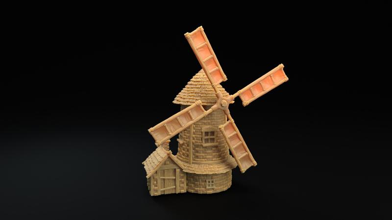 Windmill Terrain | PRESUPPORTED | Oozes VS Mimics