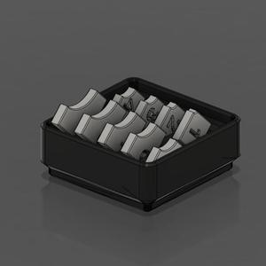 Gridfinity Radius Finder Measure Corner Size