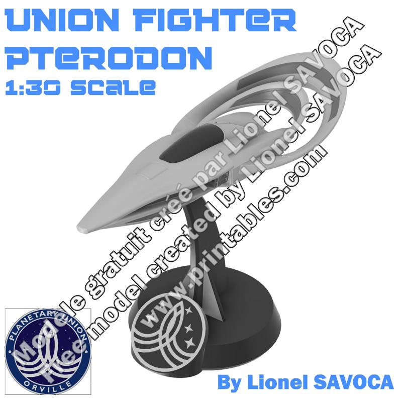 Union fighter - Pterodon 1:30 scale