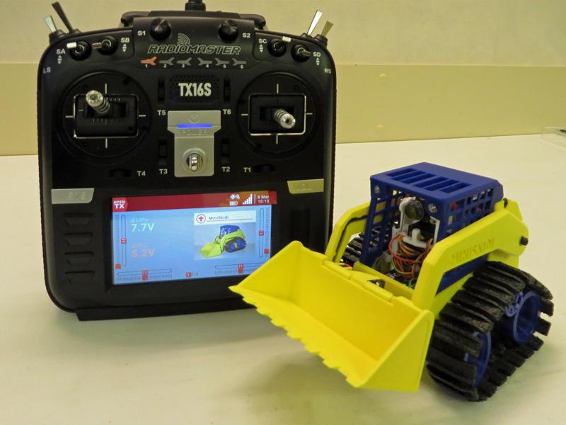 Radio Control version of the MiniSkidi Mk3, with FPV