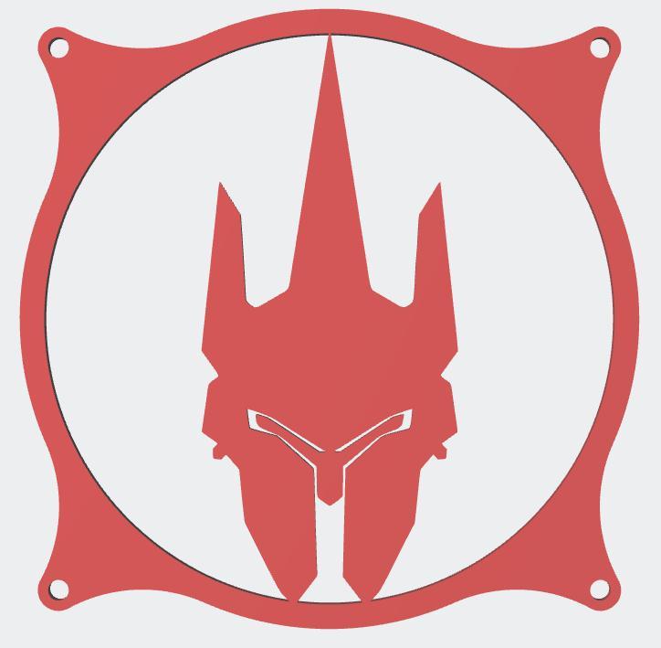 Overwatch Reinhardt 120mm Fan Cover