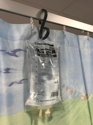 IV bag hook