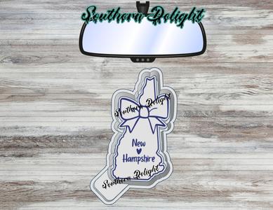 New Hampshire w/ bow freshie mold