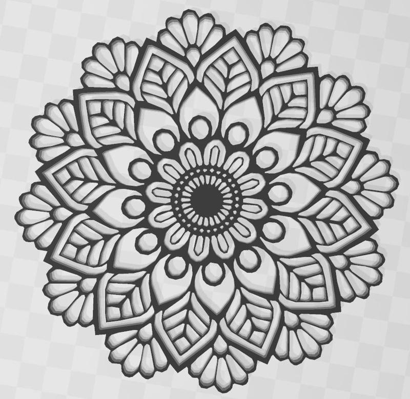 Mandala Stencil