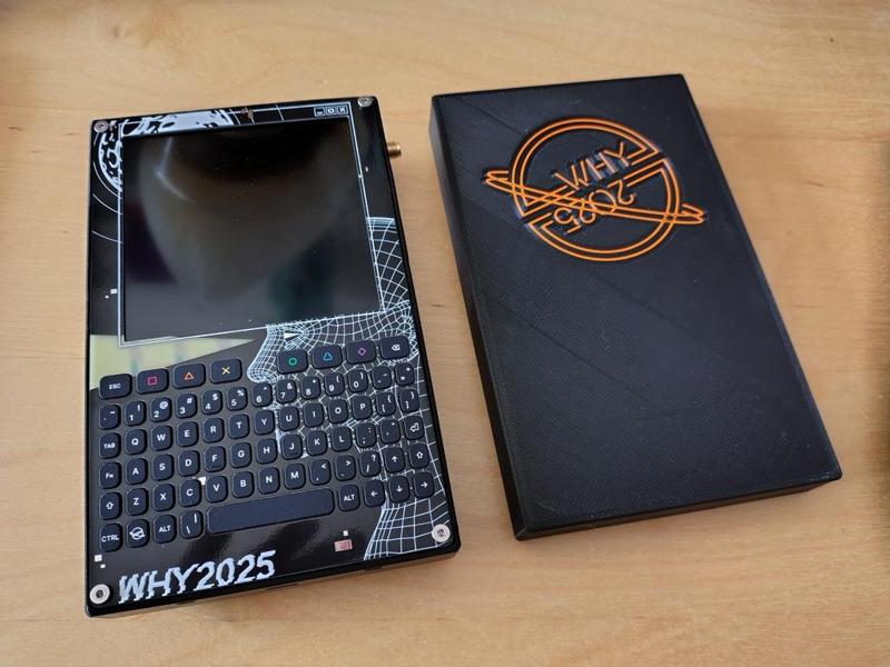 Why2025 badge top cover (with and without logo)