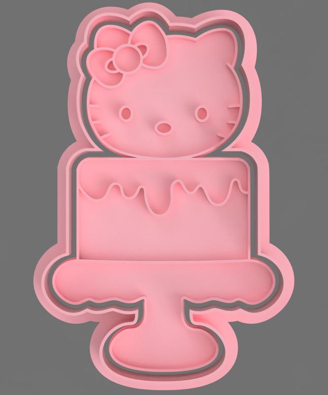 HELLO KITTY CUTTERS FOR COOKIES AND FONDANT