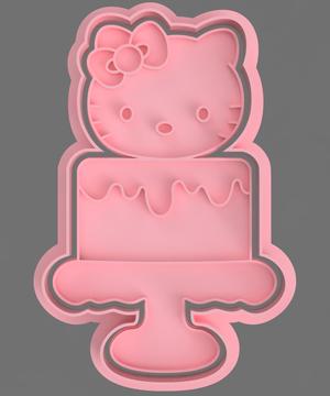 HELLO KITTY CUTTERS FOR COOKIES AND FONDANT