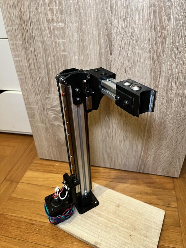 LPJLA (Linear press from junk laying around) Vertical heat insert press