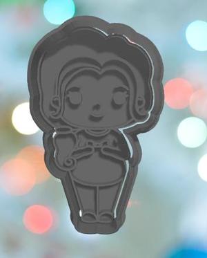 Baby Shower Pregnant Lady Cookie Cutter