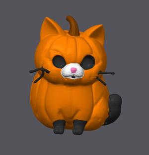 Pumpkin Cat
