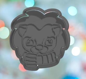 Harry Potter House Animals With Scarf Gryffindor Cookie Cutter