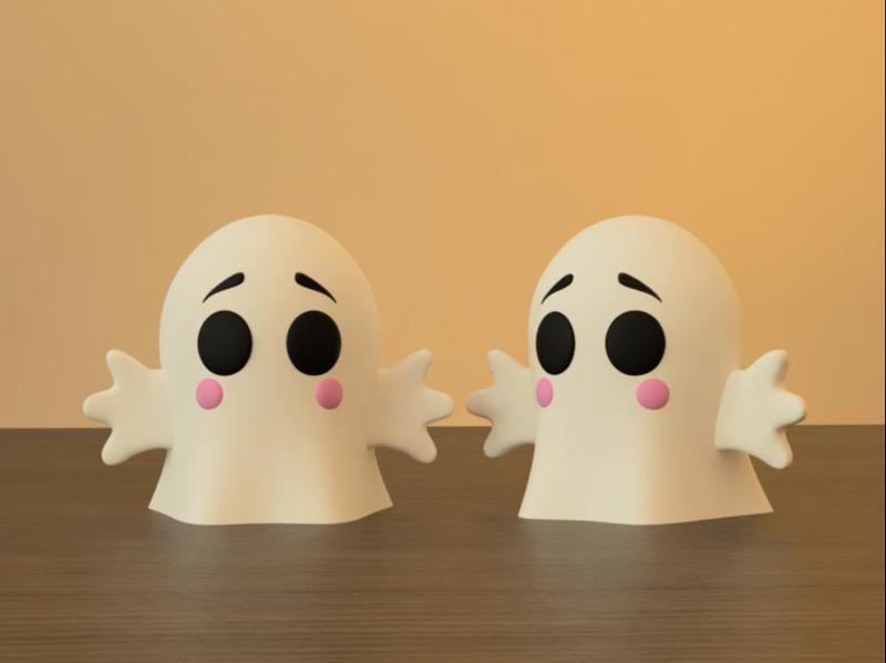 Halloween Cute Baby Ghost Keychain