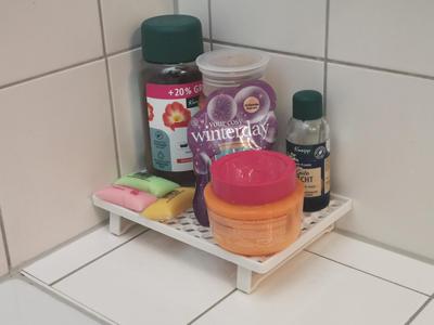 Hex Tray T1 - Bath supplies table/shelf for your bathroom