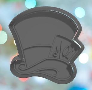 Alice In Wonderland Mad Hatter Hat Cookie Cutter
