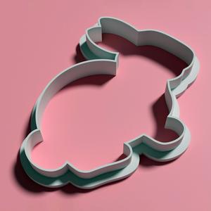 Bunny Body Cookie Cutter – Easter Cutter – 7.2 x 8.8 cm