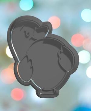 Goose Holding A Balloon Cookie Cutter
