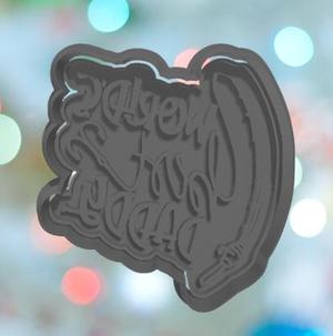 Fathers Day Worlds Best Daddy Cookie Cutter