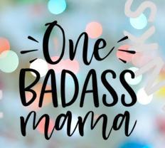 One Badass Mama Stamp Cookie Cutter