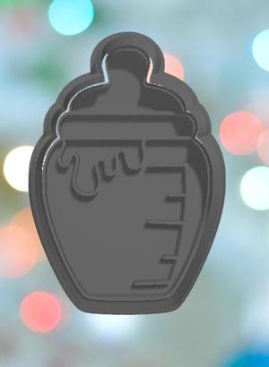 Baby Shower Honey Bottle Cookie Cutter