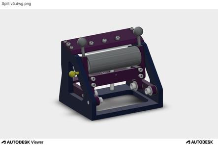 Splitter leather machine