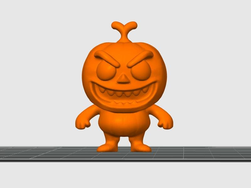 Cute Pumpkin Monster – Halloween Decoration Figure