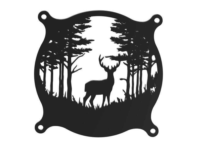 Fan grill-120mm Deer