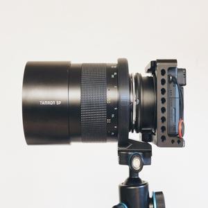 Tamron 55BB Mirror lens arca-swiss tripod mount
